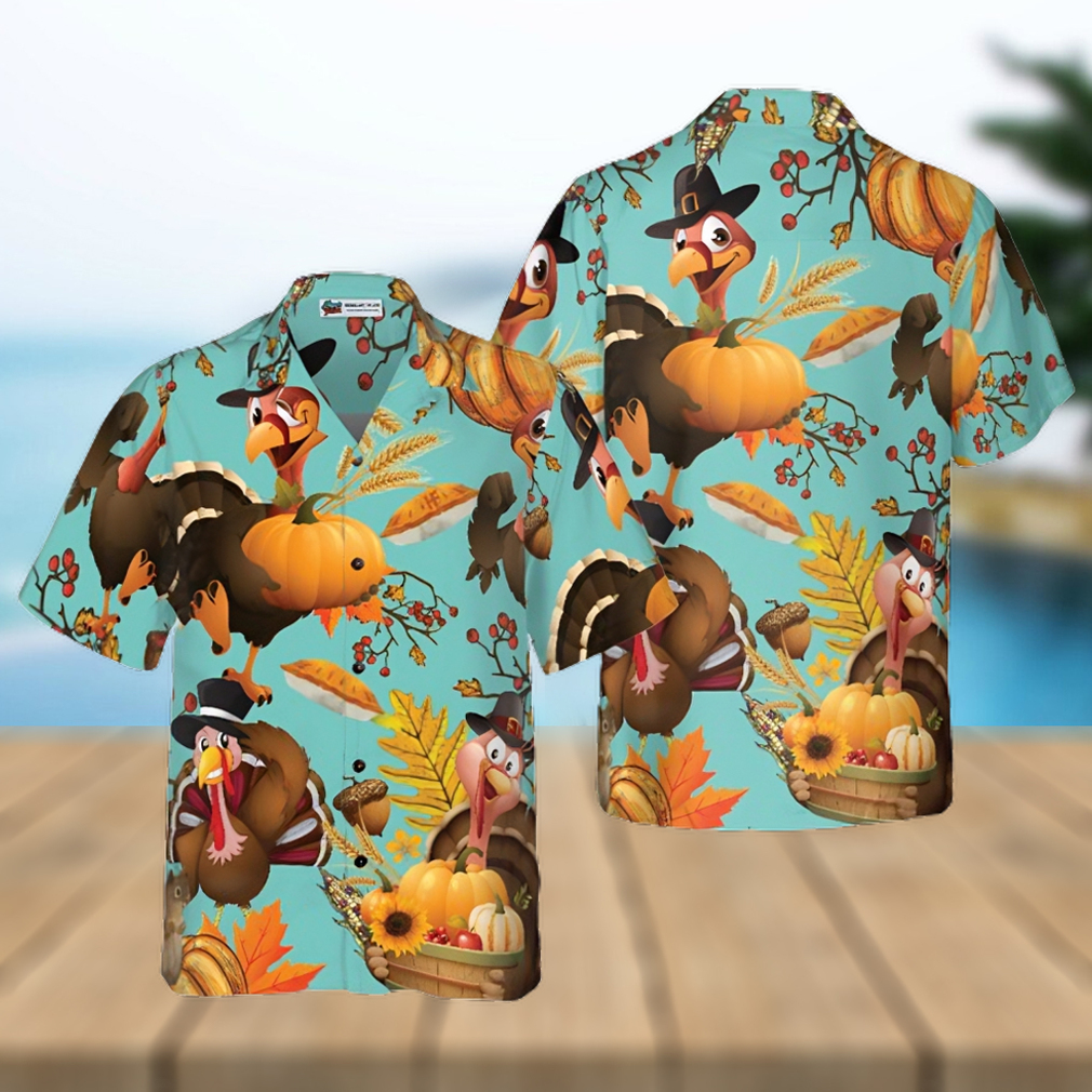 Turkey For Thanksgiving Hawaiian Shirt - Limotees