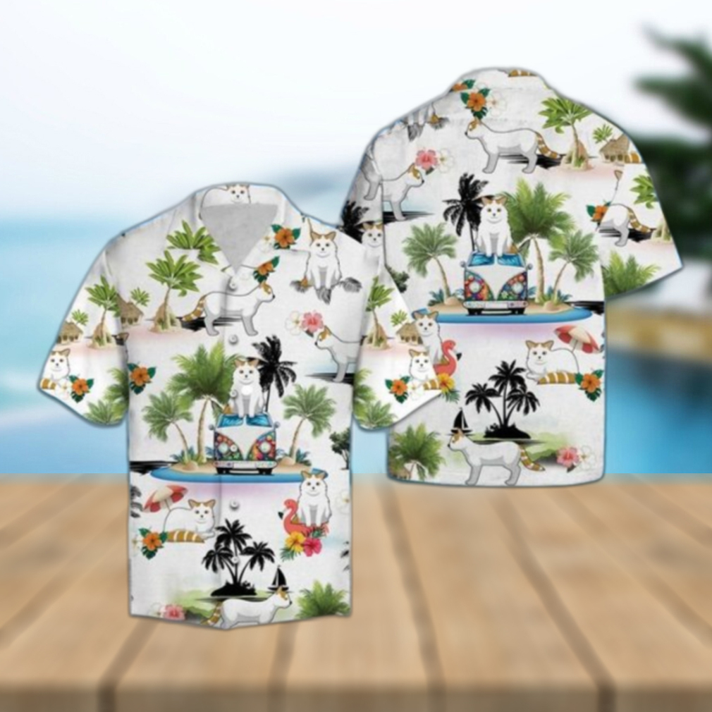 Turkish Van Vacation Hawaiian Shirt Summer Button Up - Limotees