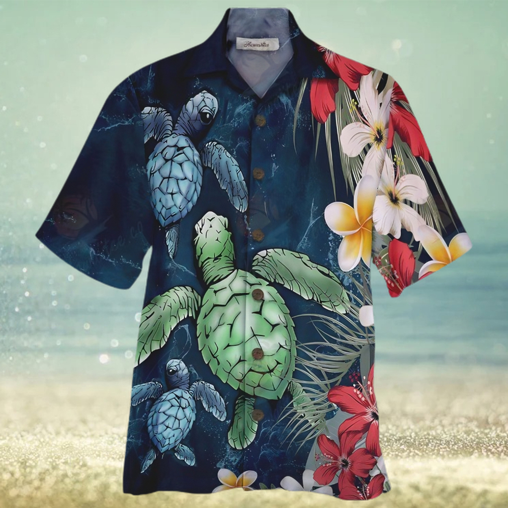 Turtle Colorful Unique Design Unisex Hawaiian Shirt - Limotees