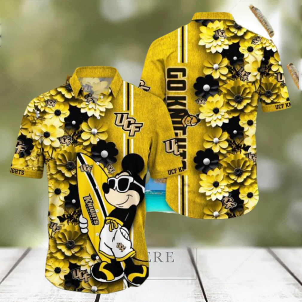 UCF Knights Hawaiian Shirt Mickey Love Surfing Trending Summer Gift - Limotees