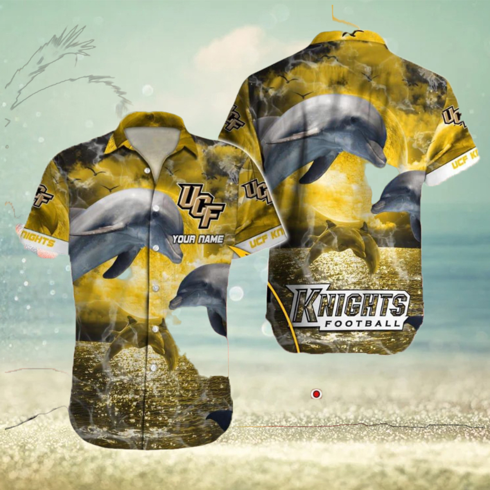 UCF Knights NCAA Handmade Custom Name Hawaiian Shirt Beach For Men Women Gift For Fans - Limotees