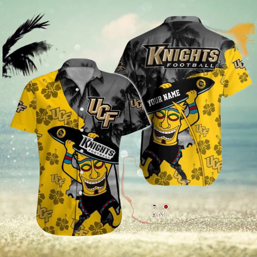 UCF Knights NCAA High Quality Custom Name Hawaiian Shirt Beach For Men Women Gift For Fans - Limotees