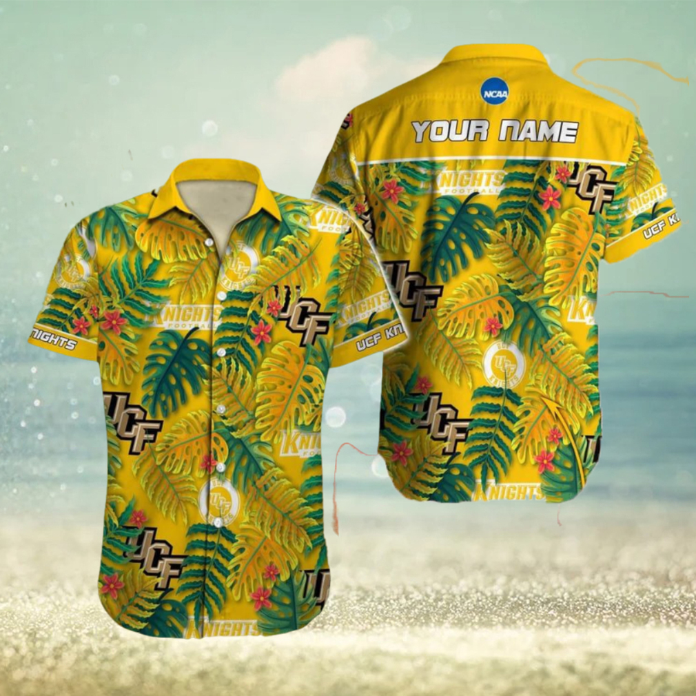 UCF Knights NCAA Luxury Custom Name Hawaiian Shirt Beach For Men Women Gift For Fans - Limotees