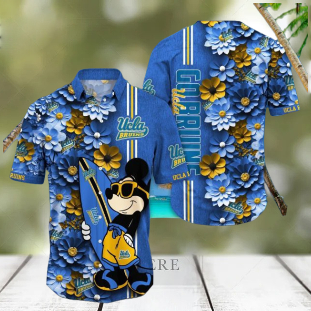 UCLA Bruins Hawaiian Shirt Mickey Love Surfing Trending Summer Gift - Limotees