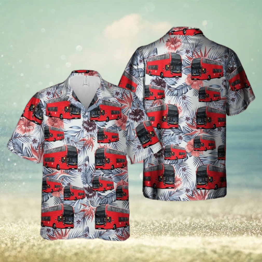 UK Double Decker Bus Hawaiian Shirt - Limotees