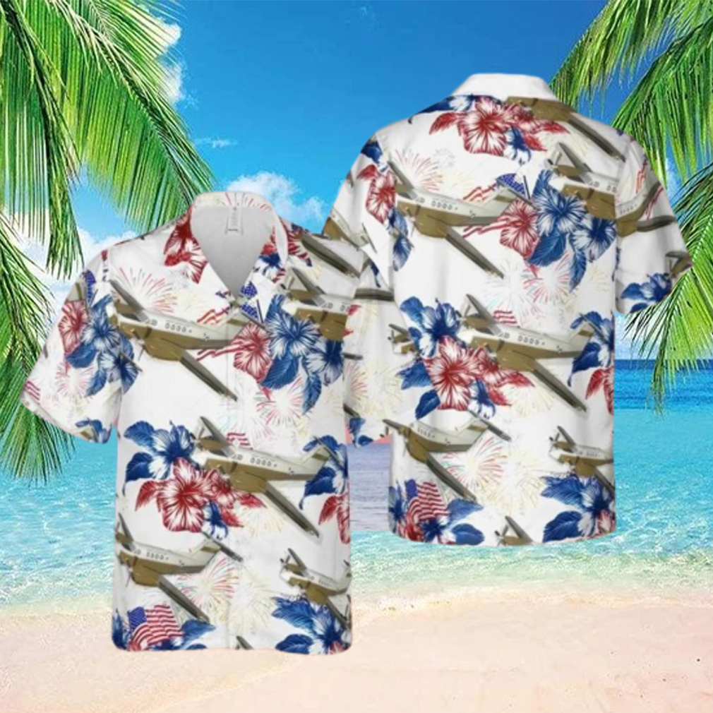 US Army C 12 Huron Aircraft Hawaiian Shirt - Limotees