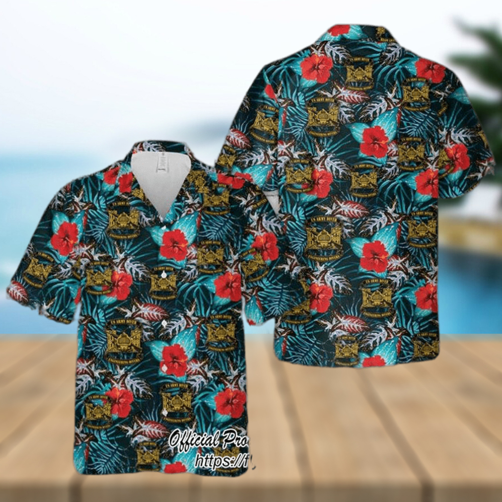 U.S. Army Diver Engineering Divers Aloha Hawaiian Shirt - Limotees