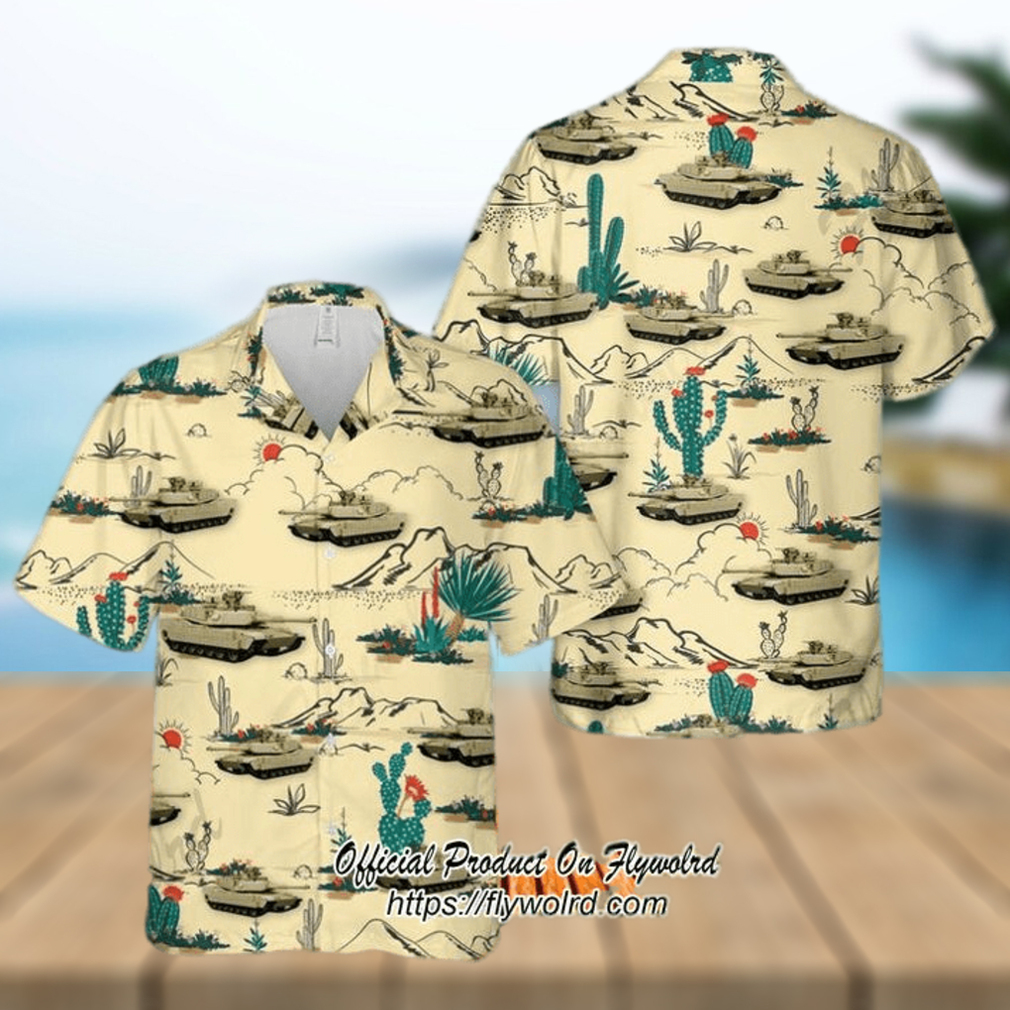 U.S. Army M1 Abrams Desert Hawaiian Shirt - Limotees