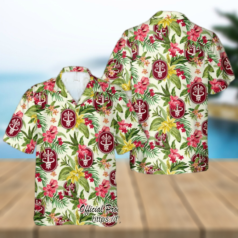 U.S. Army Medical Command Summer Hawaiian Shirt - Limotees