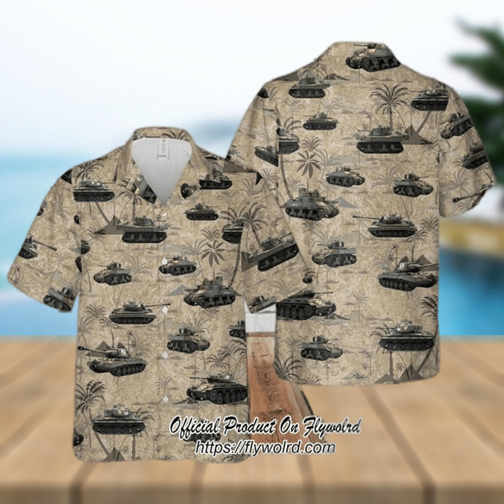 U.S. Army Tanks WWII Aloha Hawaiian Shirt - Limotees