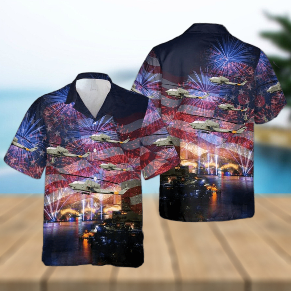 US Marine Corps Bell AH 1J Sea Cobra (209) Gift For 4th Of July Aloha Hawaiian Shirt - Limotees