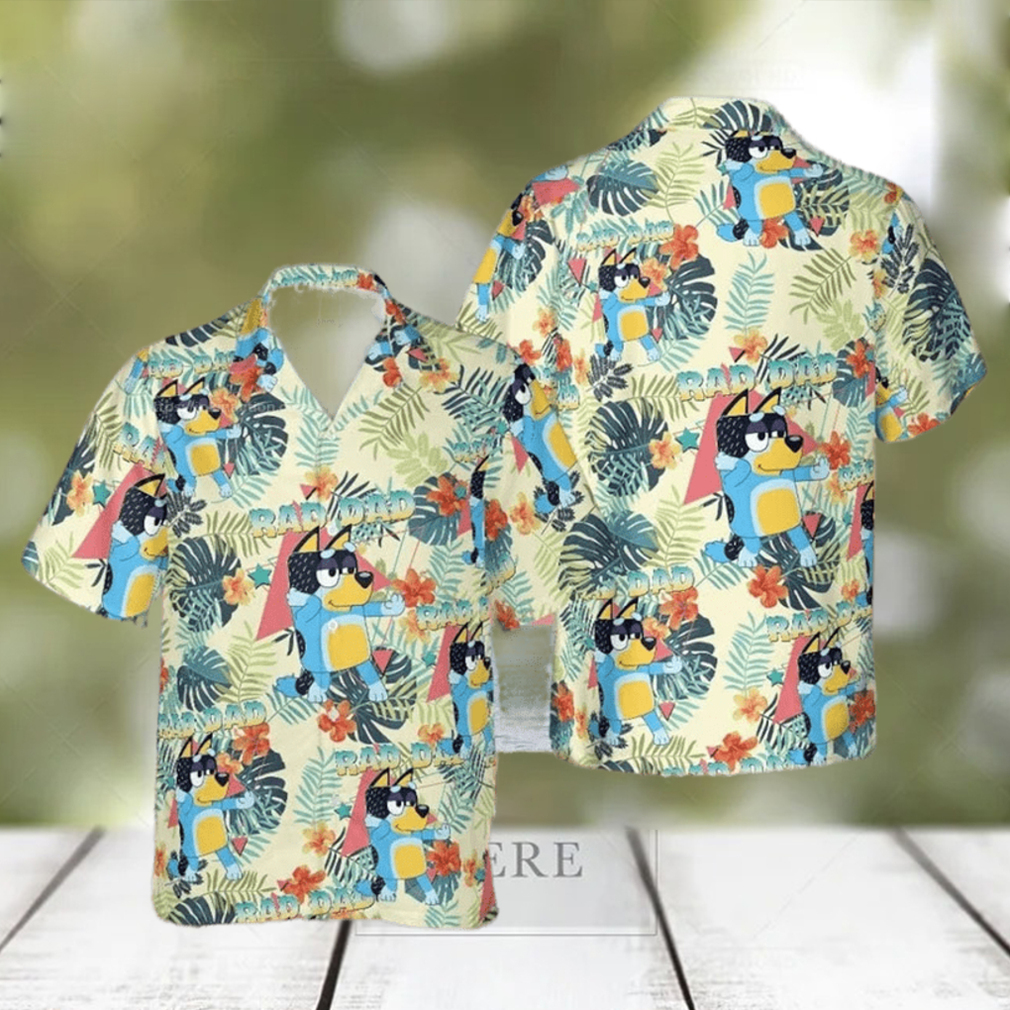 Uncle Rad Bluey Dad Hawaiian Shirt - Limotees