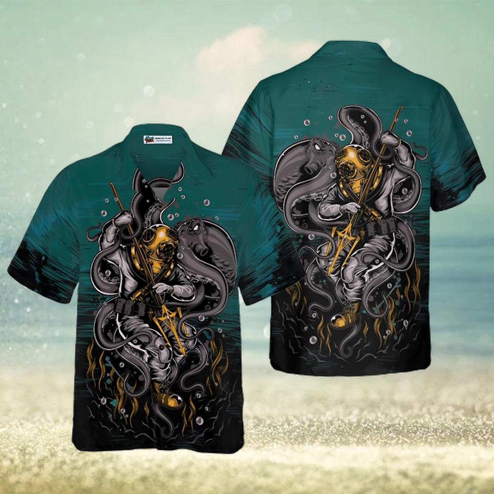 Underwater Scuba Diving Hawaiian Shirt - Limotees