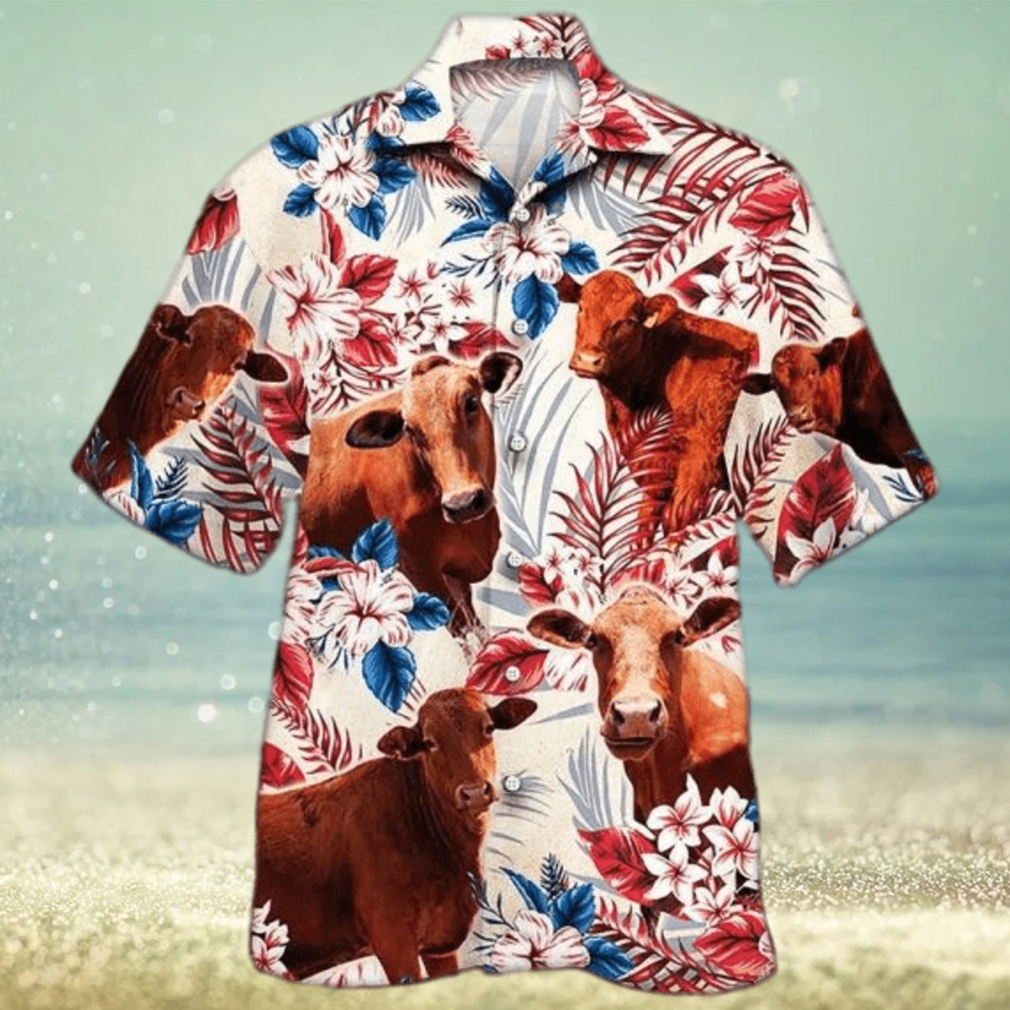 Unisex Beefmaster Cattle Flag Hawaiian Shirts - Limotees