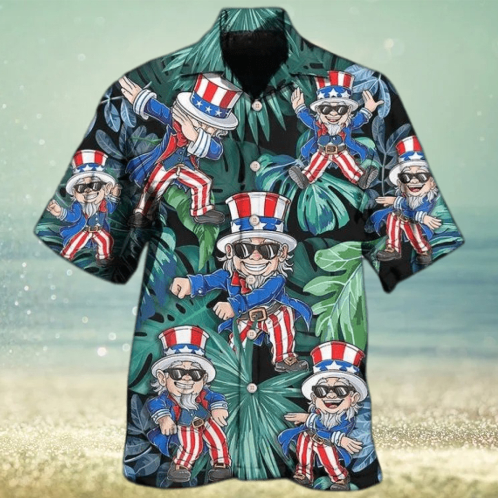 Unisex Happy Dance Independence Day Hawaiian Shirts For Men - Limotees