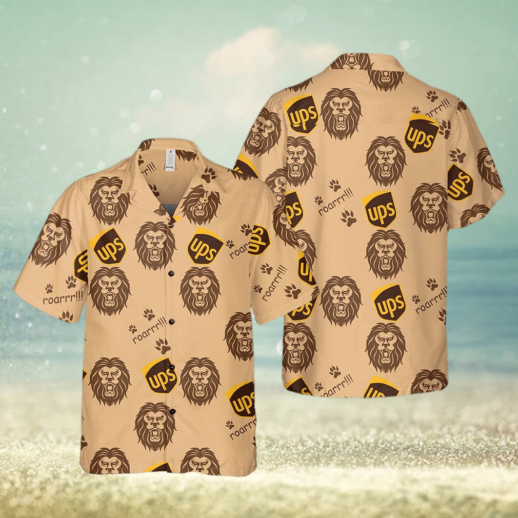 United Parcel Service Hawaiian UPS Logo Cool Hawaiian Shirt – Thoughtful Personalized Gift For The Whole Family - Limotees