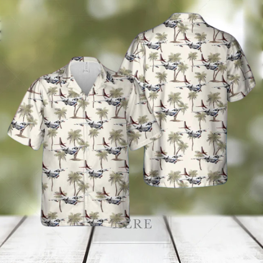 Us Air Force Demonstration Team Thunderbirds Fairchild C 123 Provider Hawaiian Shirt - Limotees