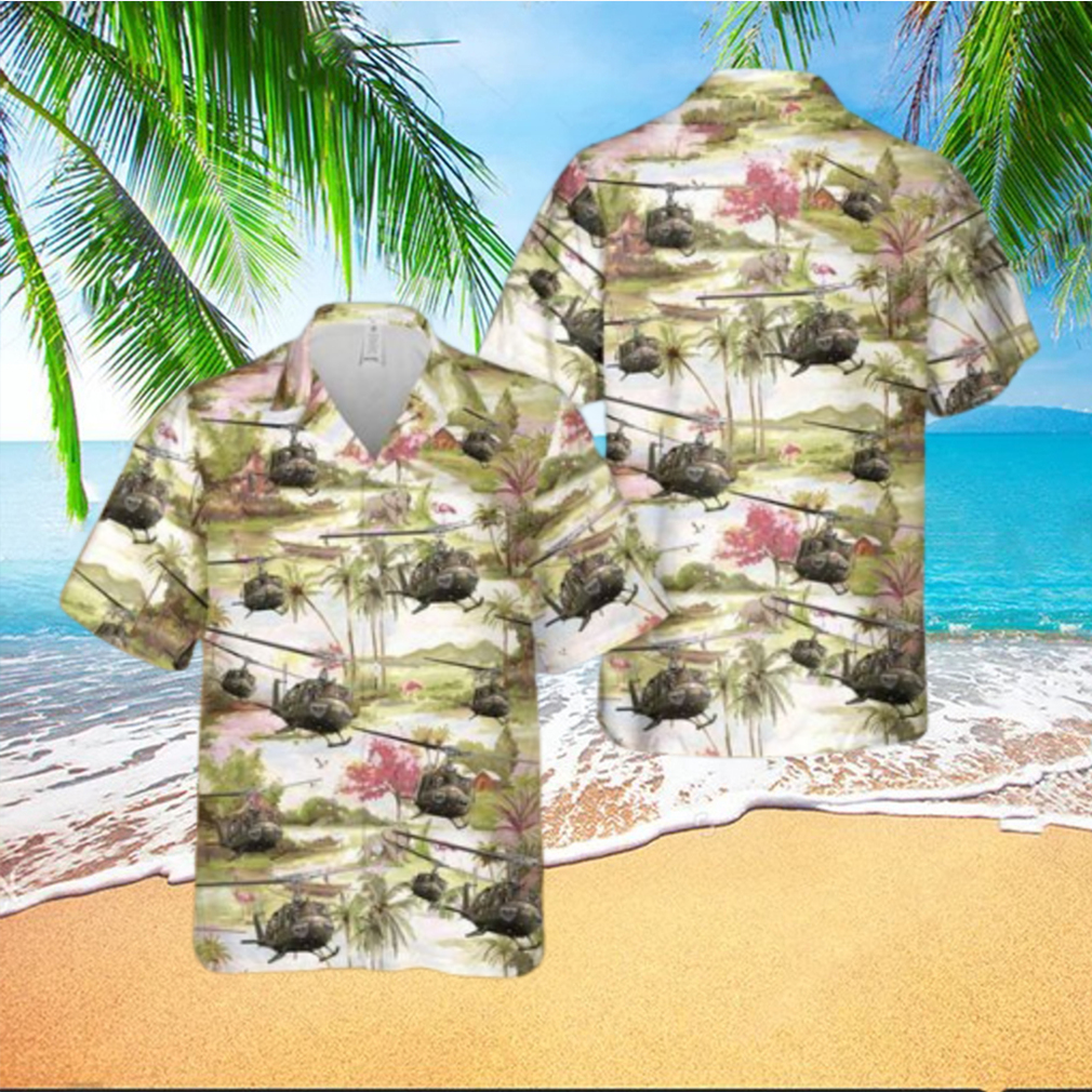 Us Army Bell Uh 1 Huey Hawaiian Shirt - Limotees