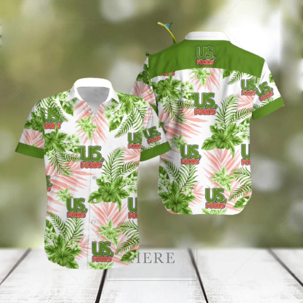 Us Foods 3D Tropical Flower Hawaiian Shirt Men And Women Gift - Limotees