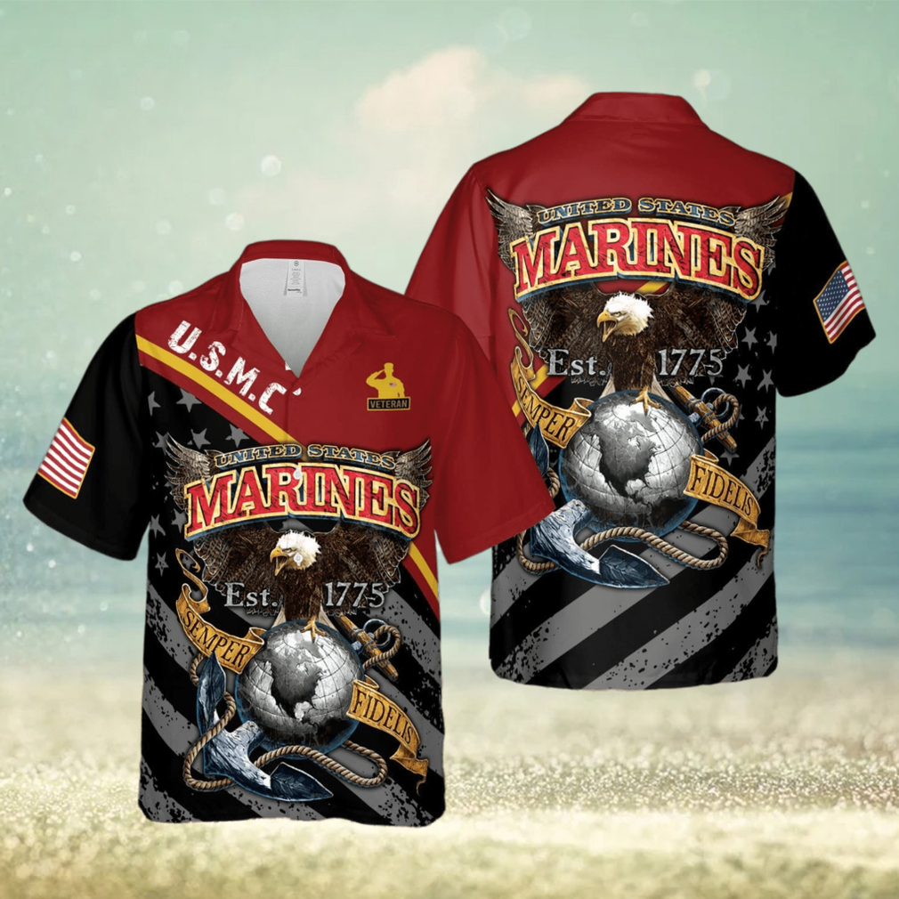 Us Marine Corps Semper Fidelis Hawaiian shirt - Limotees