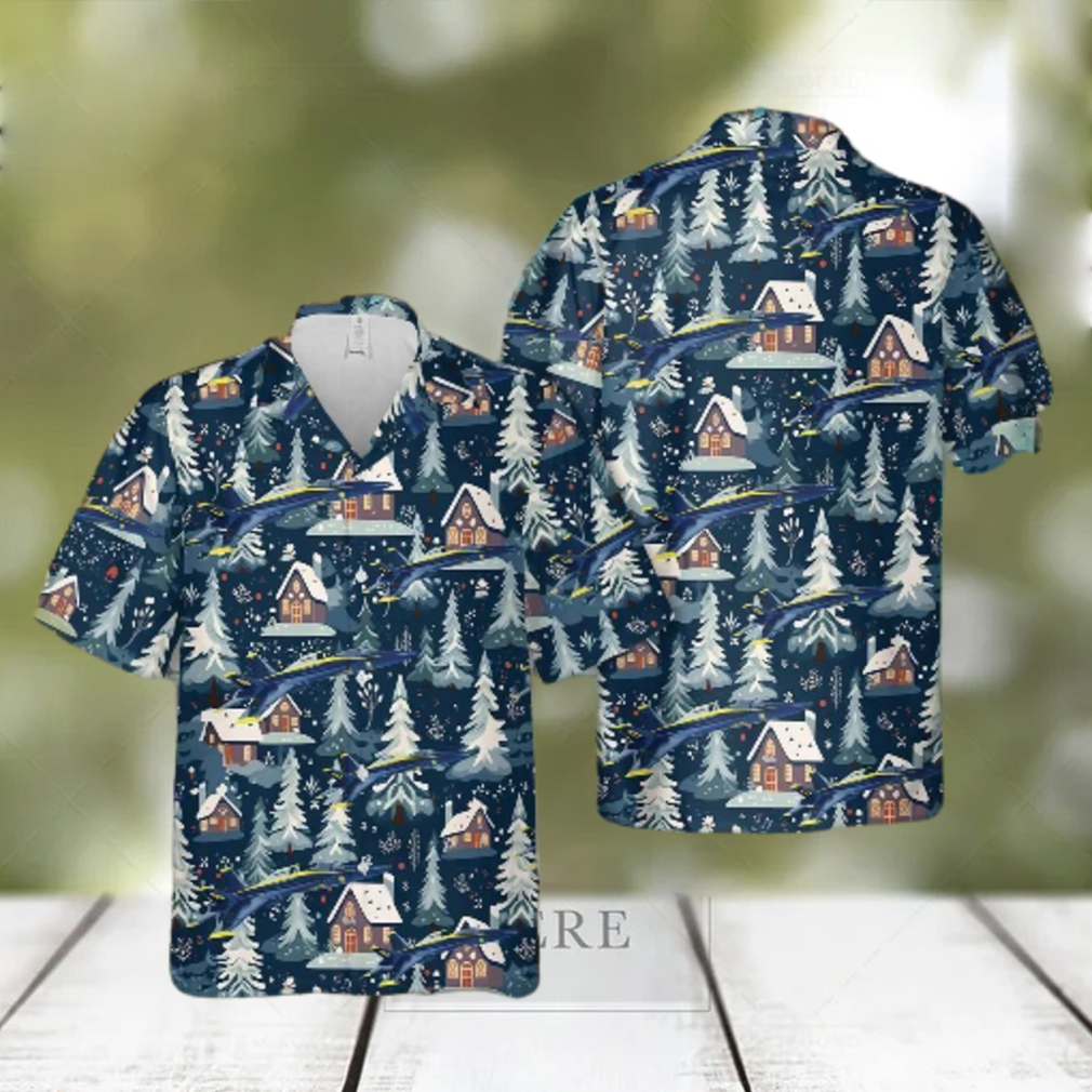 Us Navy Blue Angels Christmas Hawaiian Shirts - Limotees