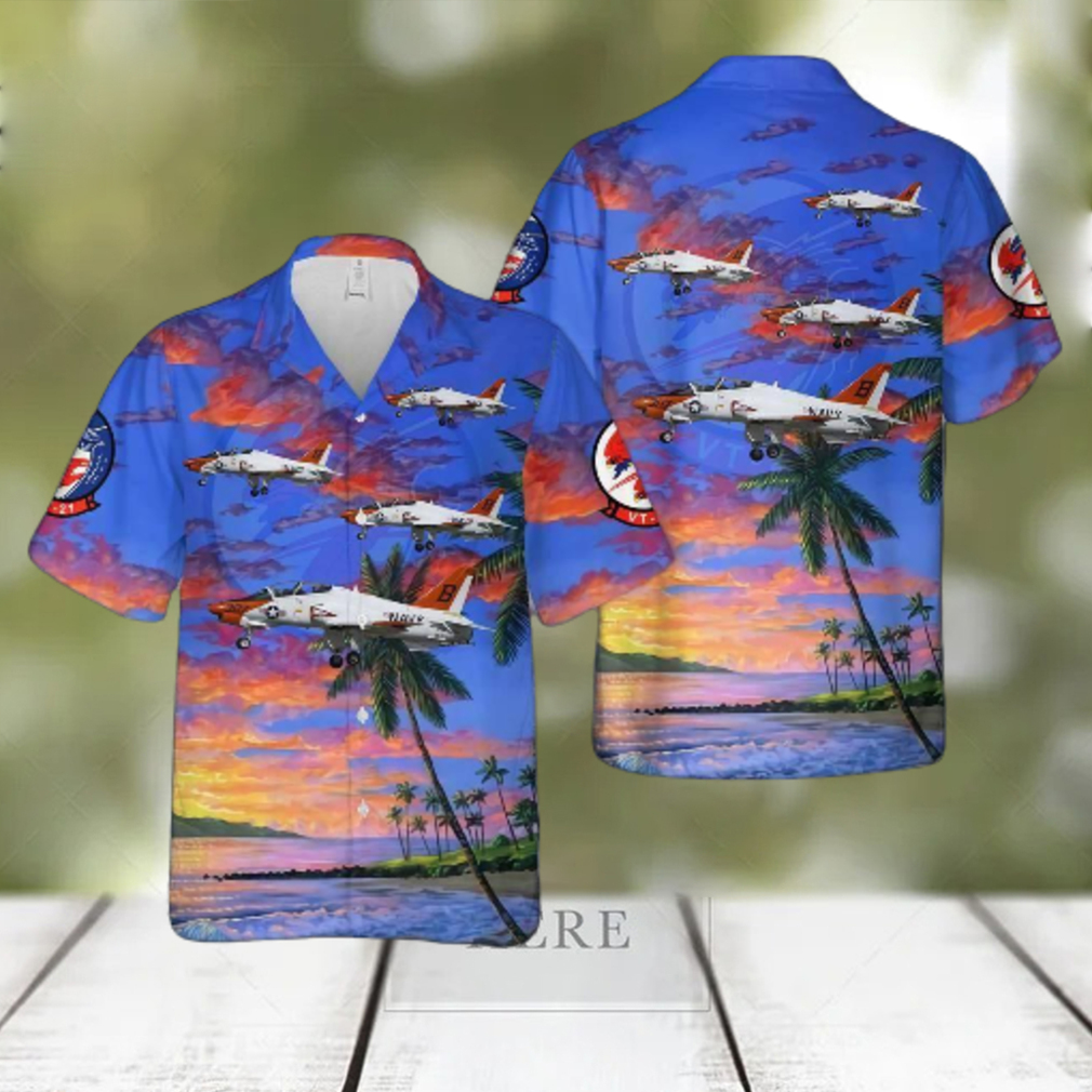 Us Navy Training Squadron 21 Goshawk Hawaiian Shirt - Limotees