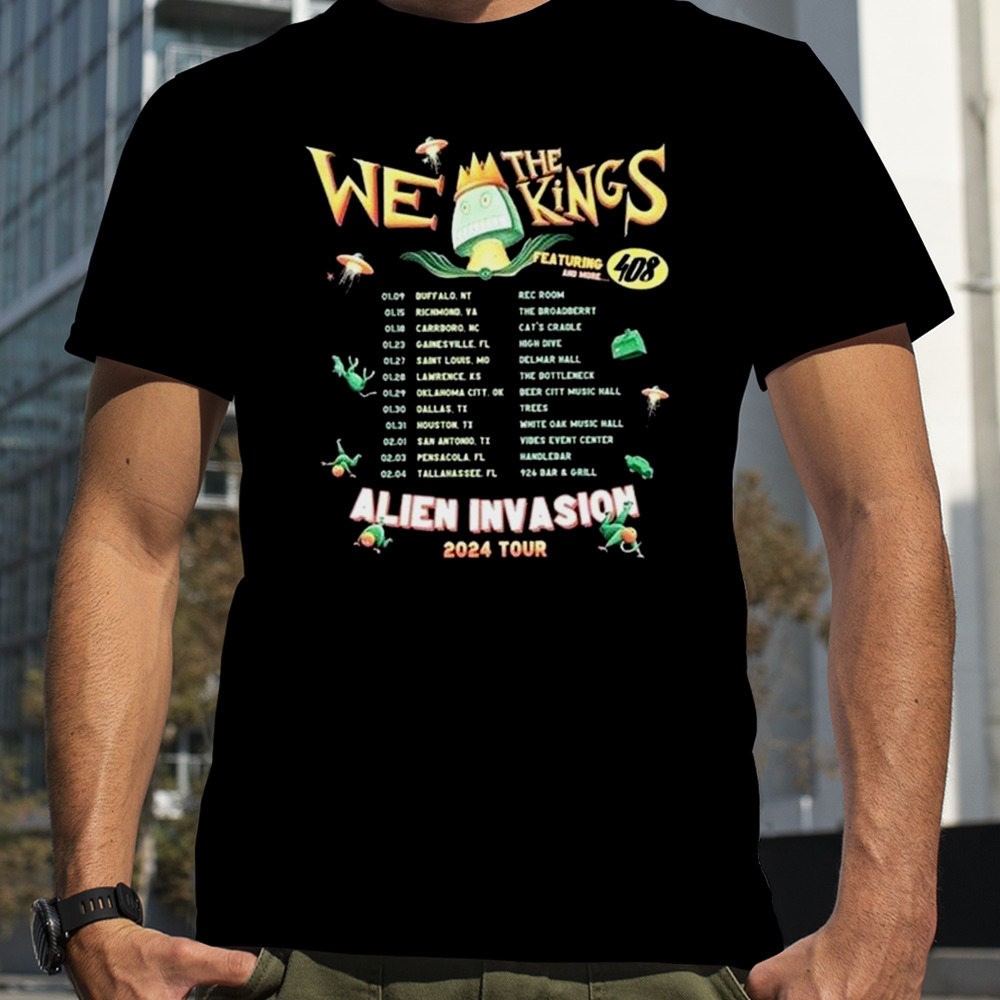 We The Kings Alien Tour 2024 T-shirt