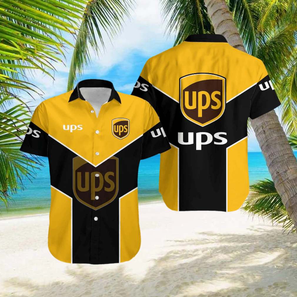 ups Unisex Logo Beach Hawaiian Shirt Gift For Fans - Limotees