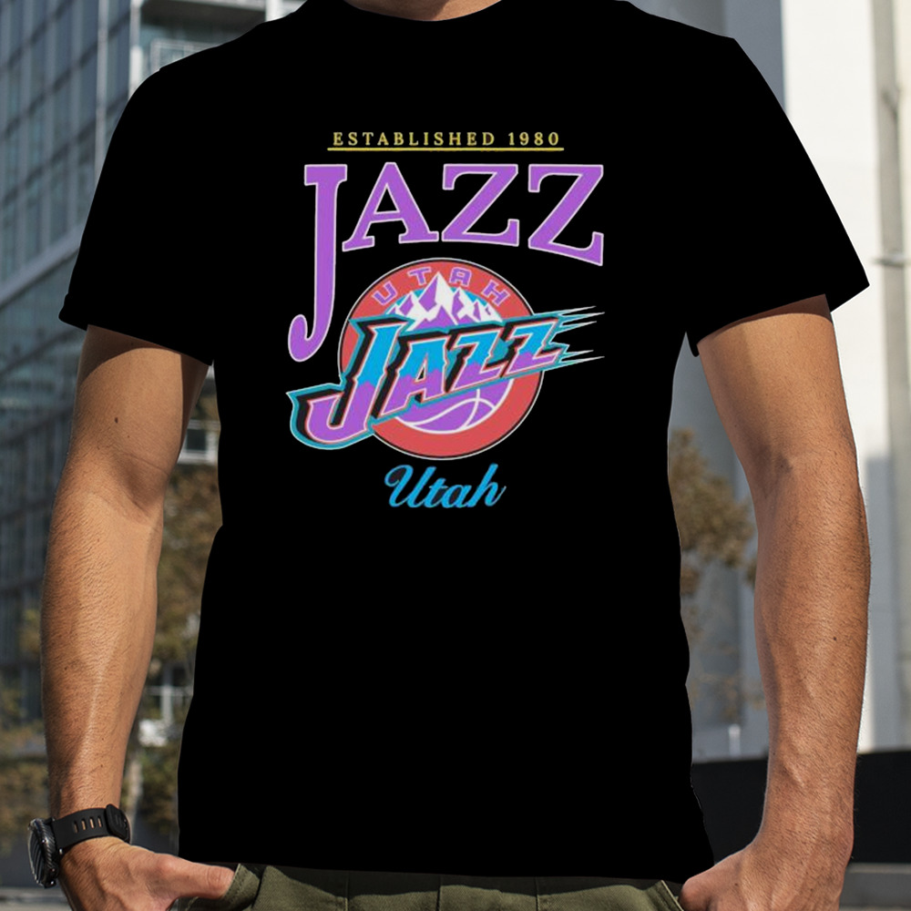 Established 1980 Jazz NBA Utah Jazz Basketball Shirt