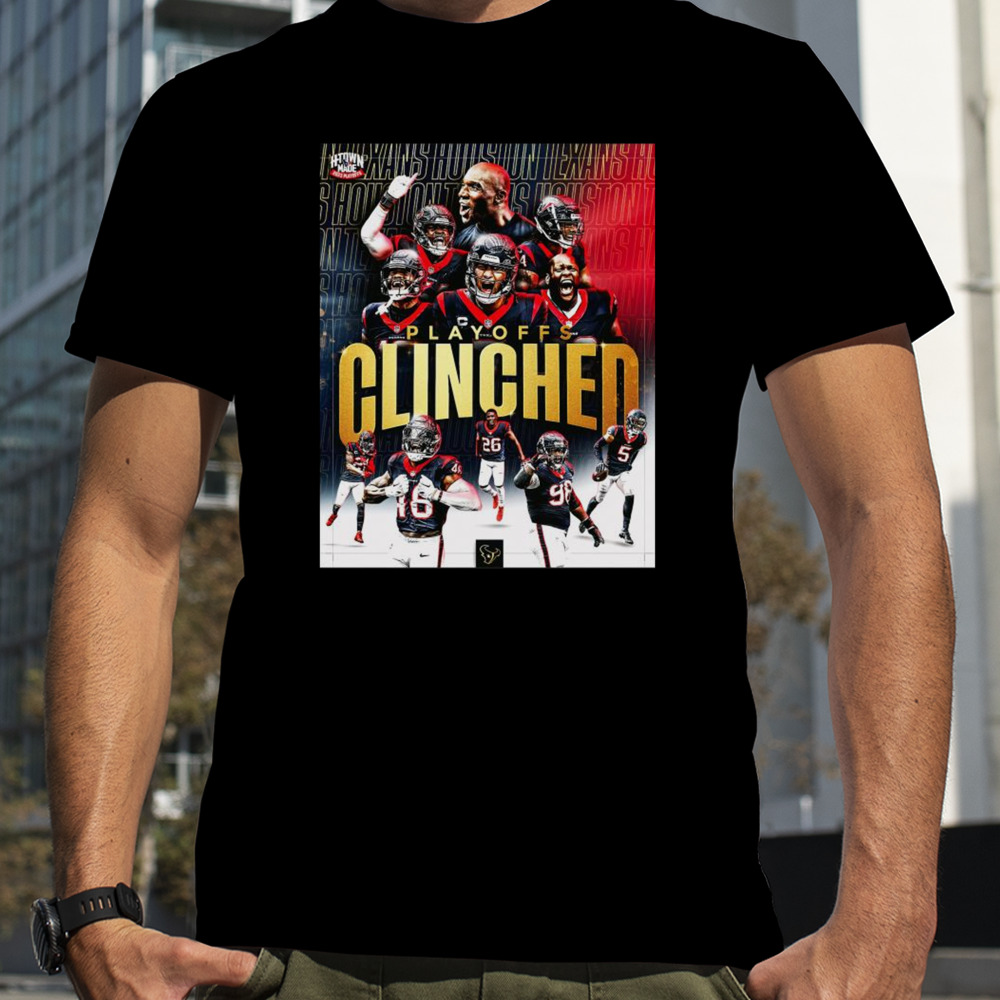 Houston Texans 2023 NFL Playoffs Clinched Shirt