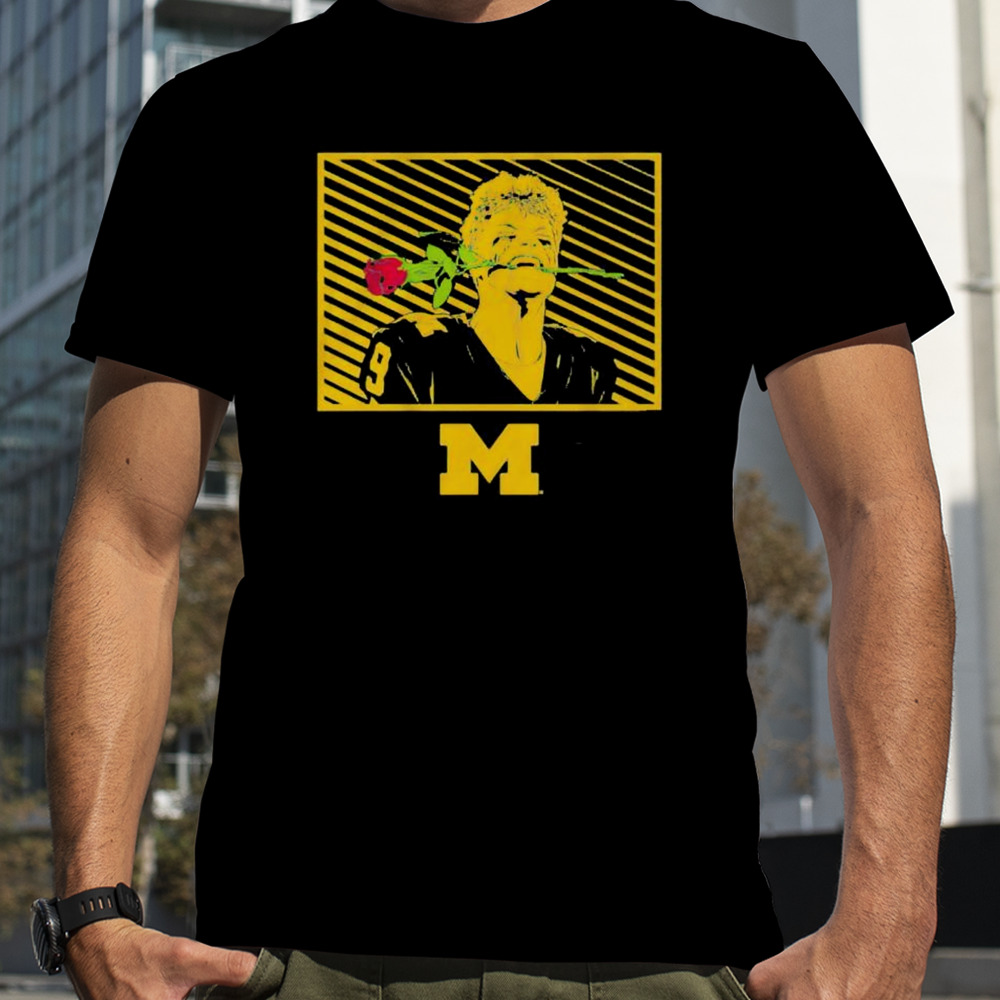 Michigan Wolverines football J.J Mccarthy rose shirt