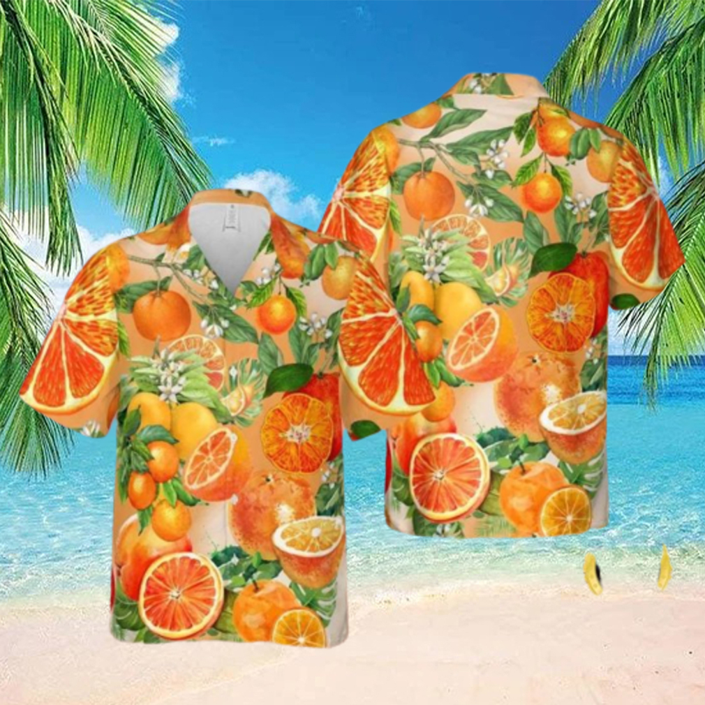 Orange Fruit Hawaiian Shirt - Limotees