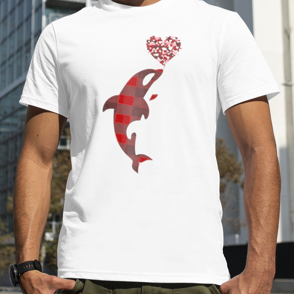 Orca Is My Valentines Love Orca Raglan Baseball Shirt