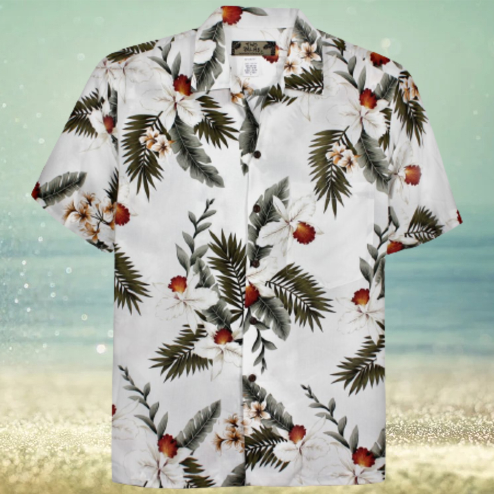 Orchid Isle White Unique Design Hawaiian Shirt - Limotees