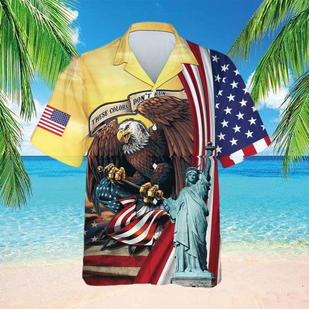 USA Eagle American Flag 3D Hawaiian Shirt Summer Beach For Men And Women Gift - Limotees