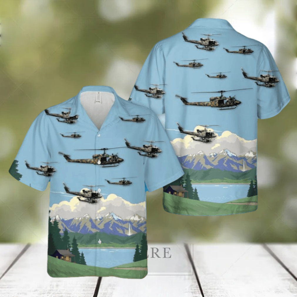 USAF UH 1N Twin Huey 6th Special Operations Squadron Hawaiian Shirt - Limotees