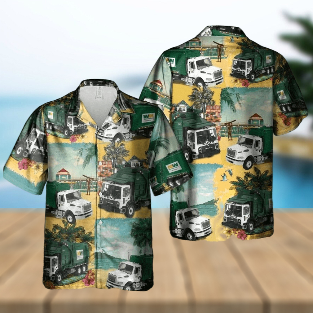 Us Waste Collector Garbage Hawaiian Shirt - Limotees