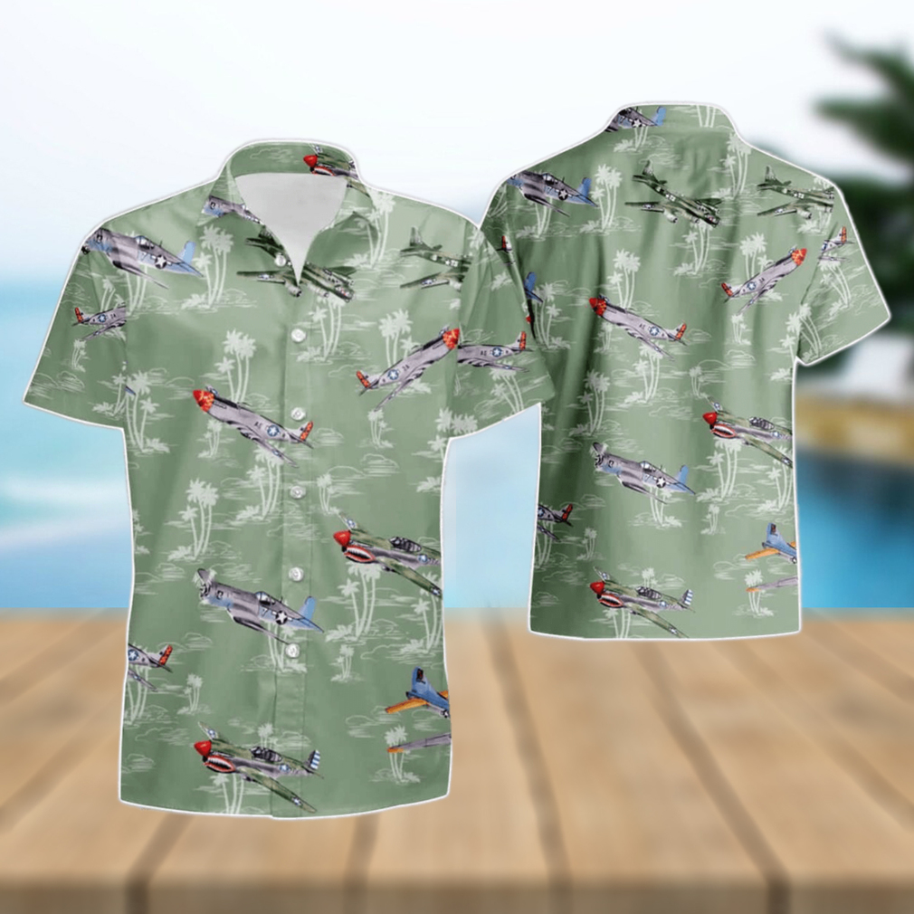 Usa Airplanes Aloha Summer Hawaiian Shirt And Short - Limotees