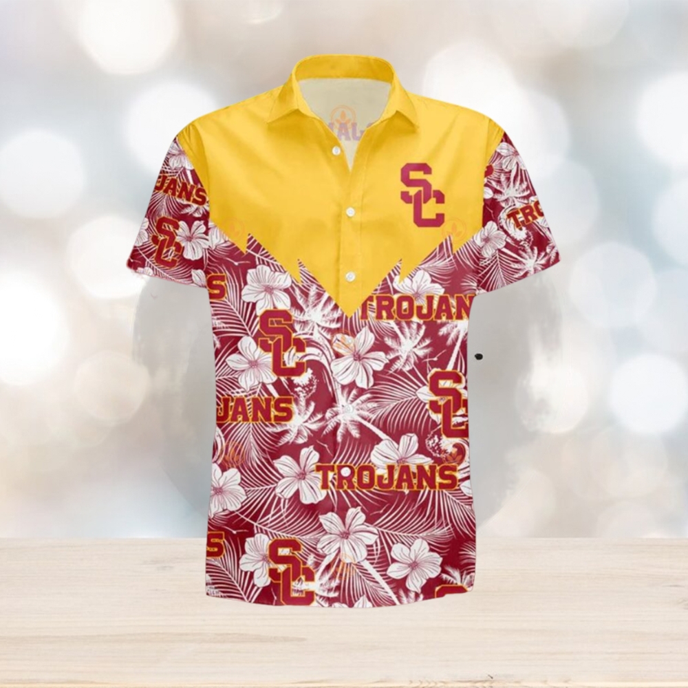 Usc Hawaiian Shirt Tropical Seamless Best Hawaiian Shirts - Limotees