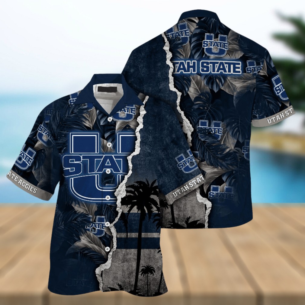 Utah State Aggies NCAA Hawaiian Shirt Custom Watermelons Aloha Shirt - Limotees