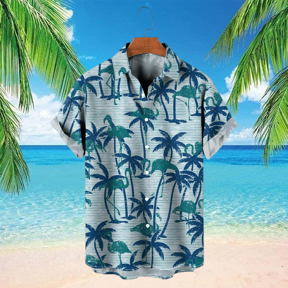 Vacation Hawaiian Tropical Palms Short Sleeve Shirt - Limotees