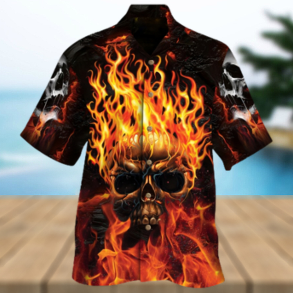 Valentino De Rosie Skull Hawaiian Shirt - Limotees