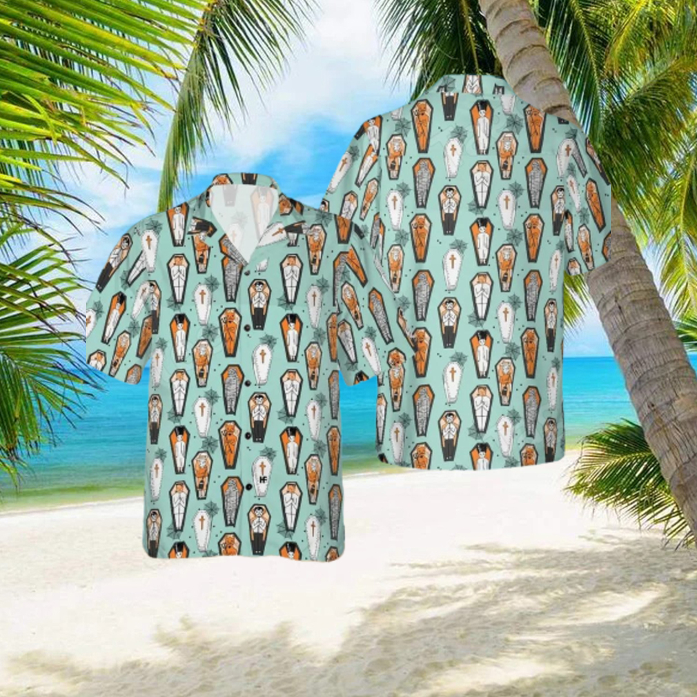 Vampire Coffins Halloween Hawaiian Shirt - Limotees