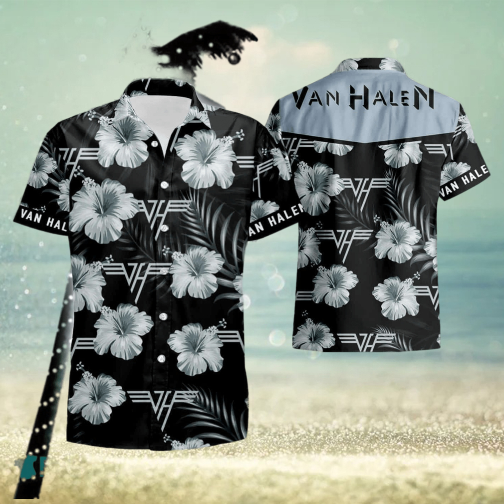 Van Halen Tommy Bahama Aloha Combo Hawaiian Shirt And Short - Limotees