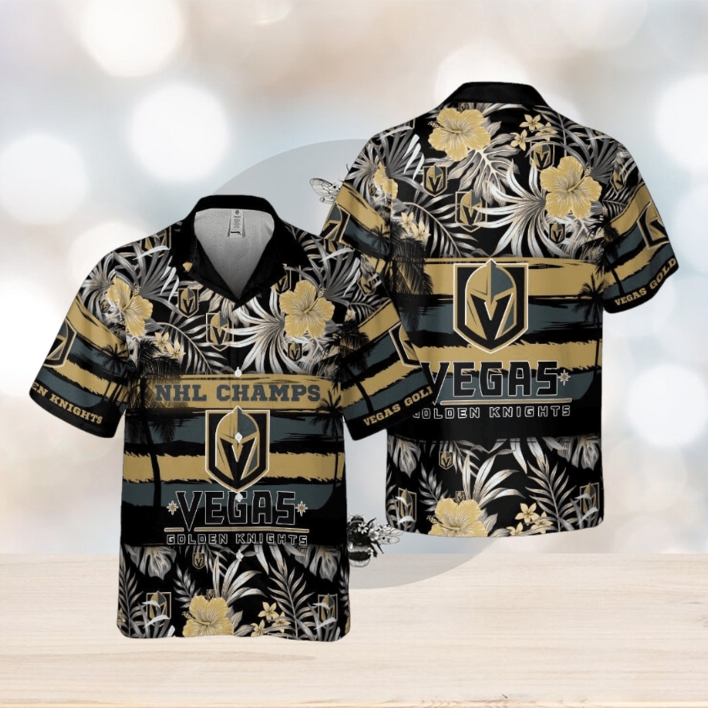 Vegas Golden Knights Hawaiian Vivid Design Shirt - Limotees