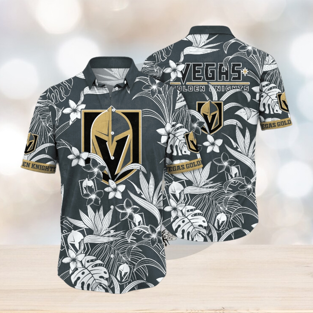 Vegas Golden Knights NHL Hawaiian Shirt Tanningtime Aloha Shirt - Limotees