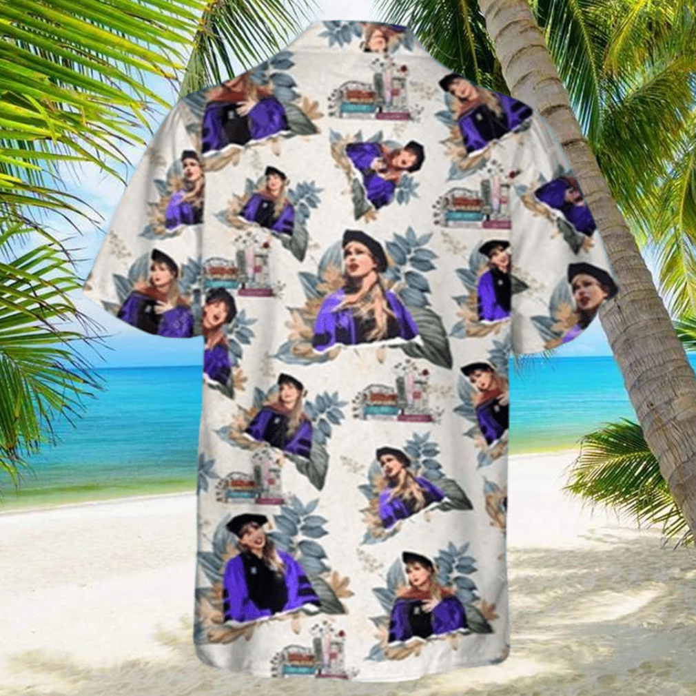 Version Albums As Books Shirt Taylor Swift Honorary Doctorate Degree Best Hawaiian Shirt - Limotees