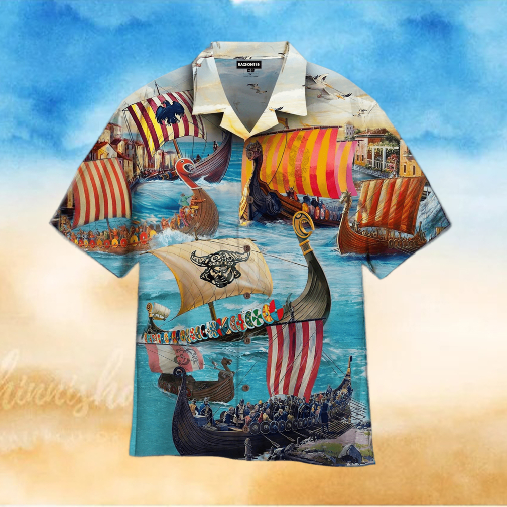 Viking Long Ship Hawaiian Shirt - Limotees