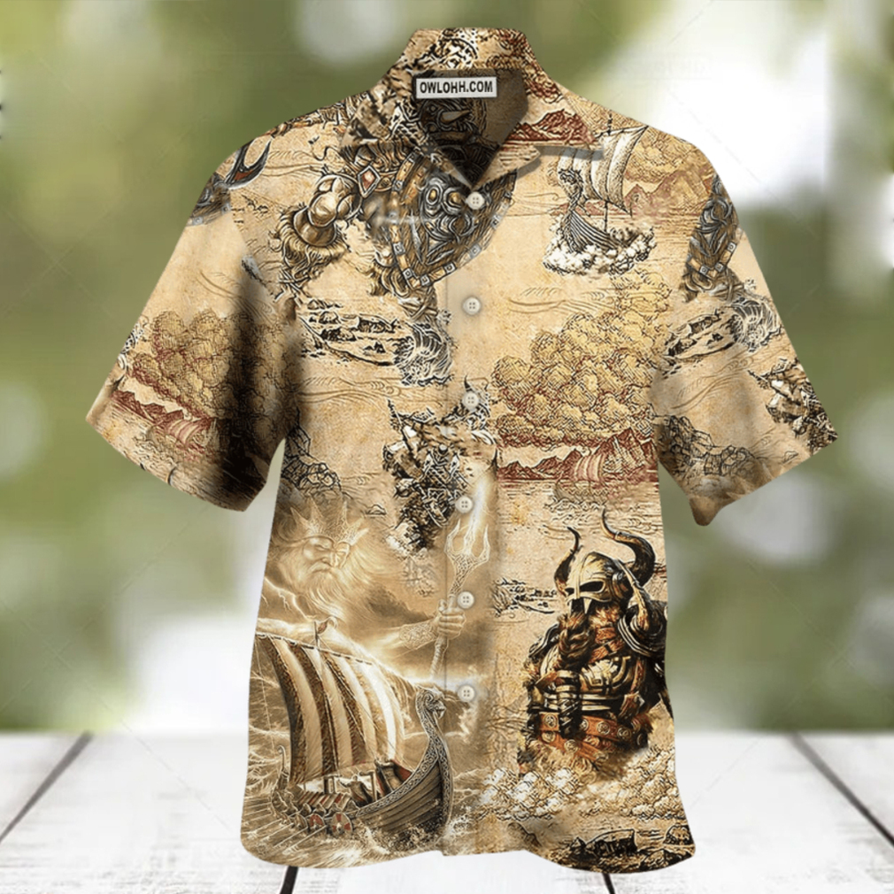 Viking Map War Vintage – Hawaiian Shirt - Limotees