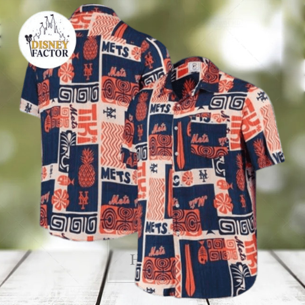 Vintage Aloha MLB New York Mets Hawaiian Shirt - Limotees